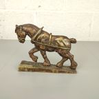 Bronzen Beeld Trekpaard thumbnail 5