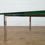 Mid Century Glass And Chrome Coffee Table thumbnail 5