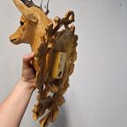 Vintage Hertenkop Gewei Kunststof Tirol Skihut Cafe Mancave thumbnail 10