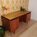 Grote Vintage Bureau Mid-Century Teak thumbnail 4