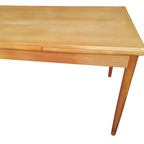 Vintage, Teakhouten Uitschuifbare Eettafel Xl thumbnail 10