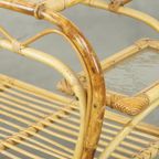Leuke En Bijzondere Vintage Rotan Salontafel Van Rohé Noordwolde Uit De Jaren ’50 thumbnail 8
