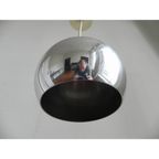 Vintage Hanglamp Met Verchroomde Bol, Rotaflex thumbnail 4