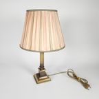 Herda Holland - Dutch Design - Model T 9670 - Brons - Messing - Kolom Tafellamp - Neoklassieke St thumbnail 7