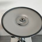 In Hoogte Verstelbare Chromen Barkrukken Met Rugleuning thumbnail 10