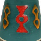 Vintage Vaas West Germany Turquoise Dumler Breiden 119-30 thumbnail 7