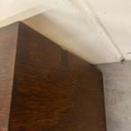 Vintage Hangende Muurkast / Wandkast In Hout thumbnail 5