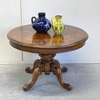 Antieke Noten Tafel Queen Anne Barok Salontafel thumbnail 2