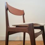 Set Van 4 Vintage Deense Stoelen Van Findahl Møbelfabrik 196 thumbnail 3