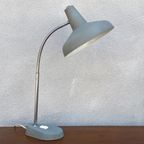 Grote Vintage Aluminor France Grijze Hamerslag Bureaulamp / Tafellamp thumbnail 2