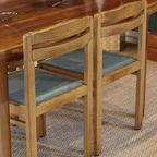4 Musterring Massief Eikenhouten Stoelen, 1970 thumbnail 4