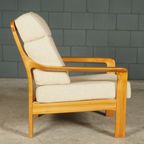 Vintage Deense Fauteuil – Notenhout – Jaren 60 thumbnail 3