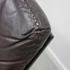 Vintage De Sede Ds-31 Draai Fauteuil In Bruin Leer thumbnail 12