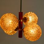 Vintage Plafondlamp, 4-Armige Lamp - Hout, Amberkleurig | 01200 thumbnail 2