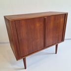 Tambour Sliding Door Cabinet By Kai Kristiansen thumbnail 15