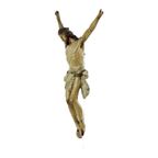Corpus Hout Polychroom Antiek Christi 18de Eeuw Sculptuur Beeld 33cm thumbnail 14