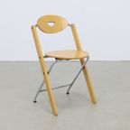 4X Postmoderne Klapstoel, Ruud-Jan Kokke Kembo, 1980S thumbnail 9