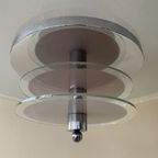 Schijflamp Hanglamp Lamp Jaren 60 Frans thumbnail 4