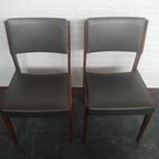 2x Teak Eetkamerstoelen thumbnail 2
