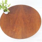 Retro Vintage Tafel Salontafel Rond Jaren 50 / 60 Teakhout thumbnail 6