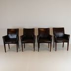 Prachtige Eetkamerstoelen Van Schapenleer (Set Van 4 Stoelen) thumbnail 3