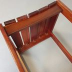 6 X Stool Meranti 70s. Height 71 Cm / Wide 42 Cm / Depth 40 Cm thumbnail 11
