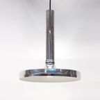 Vintage Space Age Hanglamp In Chroom Van Erco Jaren 70 thumbnail 2
