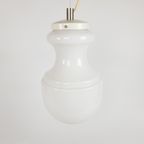 Murano - Italie - Kegellamp - Opaline - Hanglamp - Mid Century - 70'S thumbnail 3