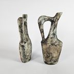 Bresciana Ceramica - Arco Gardese - Karaf - Keramiek - 2 (Set) - Amphora - 1970-1979 thumbnail 4