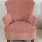 Vintage Artifort Fauteuil Roze | Theo Ruth Easy Chair thumbnail 9