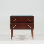 Mahogany-teak Chest Of Drawers From The 1950s thumbnail 4