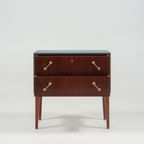Mahogany-Teak Chest Of Drawers From The 1950S thumbnail 4