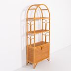 Vintage Bamboo And Rattan Cabinet, 1980’s thumbnail 2