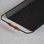 Bamboo And Metal Serving Tray, 1950S thumbnail 10