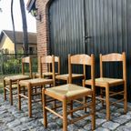 6 Vintage Eetkamerstoelen thumbnail 19