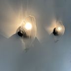 Pair Of Post Modern Shell Wall Lamps , 1980S thumbnail 5