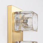 Peill & Putzler Ice Cube Messing En Glas Wand Of Plafondlamp thumbnail 6