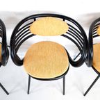 4X Vintage Stoelen Memphis Stijl thumbnail 7