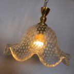 Vintage Murano Hanglamp Kroonluchter In Geblazen Infusie Glas thumbnail 11