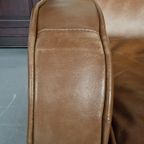 Crawley Classic Chesterfield Fauteuil – Vintage Bruin, Leer thumbnail 2