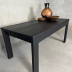 Vintage 1970’s Brutalist Uitschuifbare Eettafel thumbnail 2