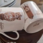 Vintage Serviesgoed, Mitterteich, Bavaria Porselein, Klok thumbnail 17