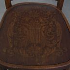 Set Van 2 Originele Jacob En Josef Kohn Bentwood Thonet Design Stoelen Uit Begin 20e Eeuw thumbnail 5