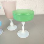 3 Opaline Pastelkleurige Vazen thumbnail 2