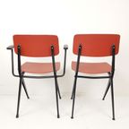 2 Marko Stoelen Model S201 Setprijs | Armleuning Ossenbloed thumbnail 5