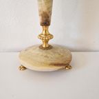 Albast Messing Lampenvoet Vintage Lamp thumbnail 4