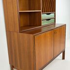 Scandinavisch Vintage Teak Fineren Boekenkast Bergnas thumbnail 13
