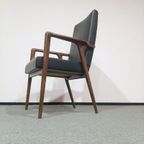 Mid-Century Fauteuil With High Backrest By German Designer Josef Hillerbrand thumbnail 2