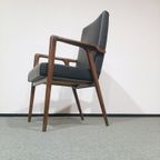 Mid-century Fauteuil With High Backrest By German Designer Josef Hillerbrand thumbnail 2