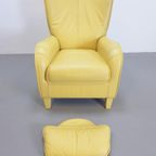 De Sede Fauteuil Geel Leer Lounge Chair '80 Swiss Desede thumbnail 5